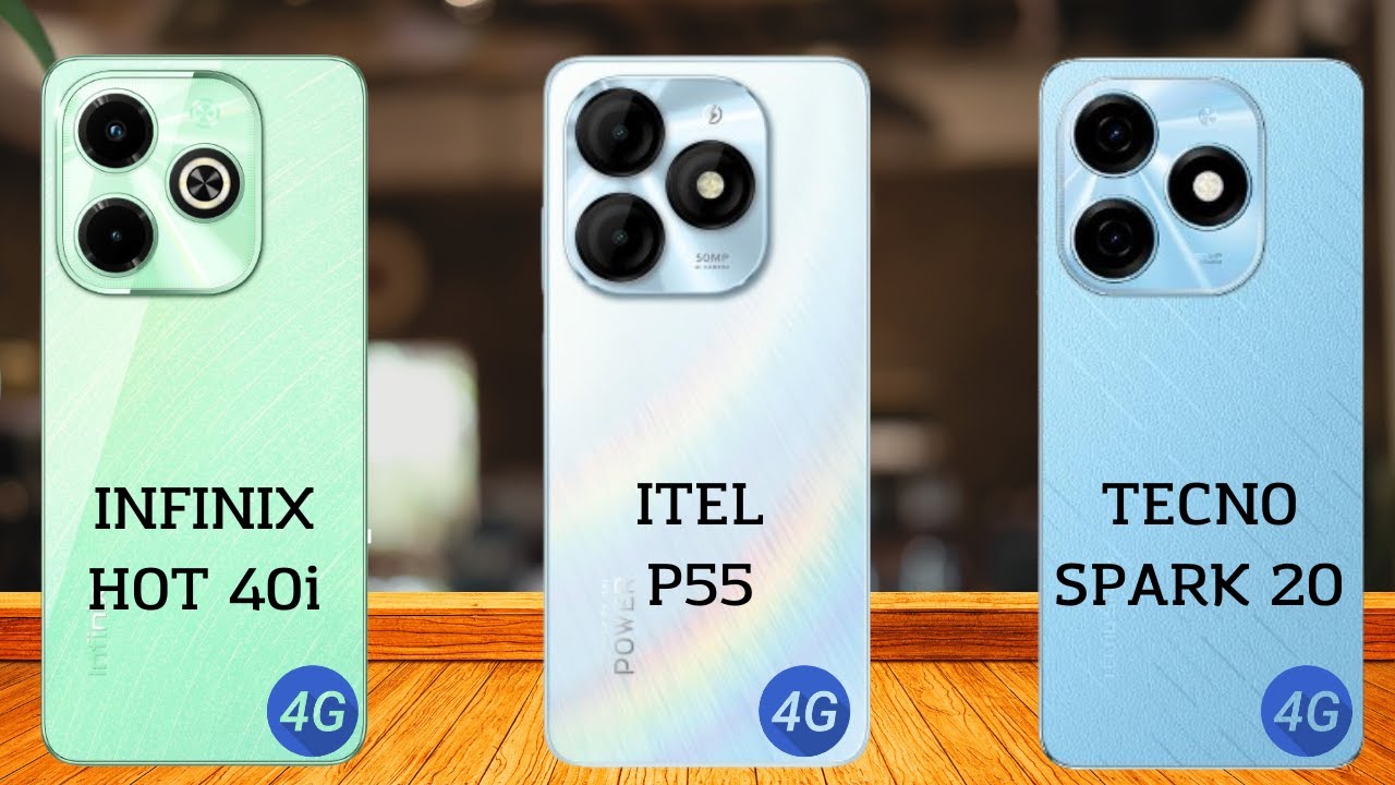 Infinix Hot 40i vs Itel P55 vs Tecno Spark 20