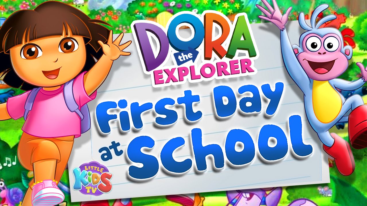 DORA THE EXPLORER: MATH FIRST DAY AT SCHOOL GAME PLAY | LITTLE KIDS TV