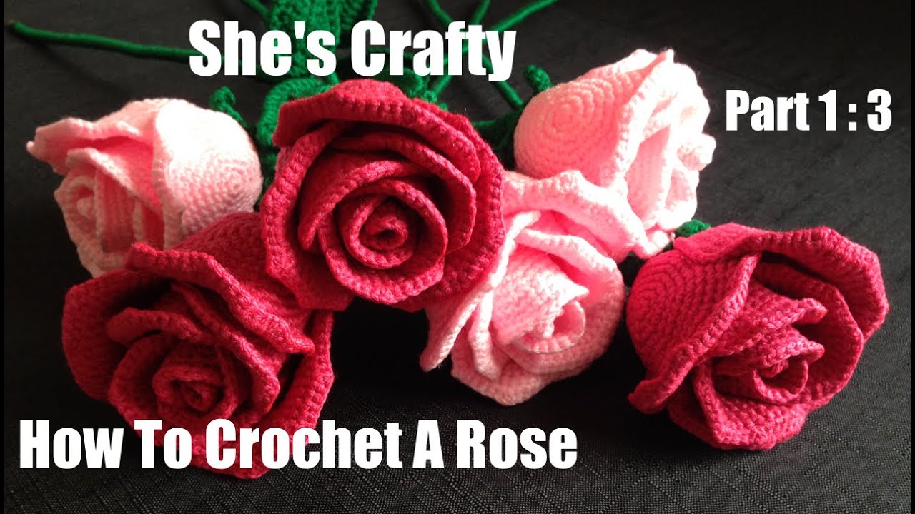 Как связать крючком розу: простые уроки по вязанию цветов крючком, часть 1:3