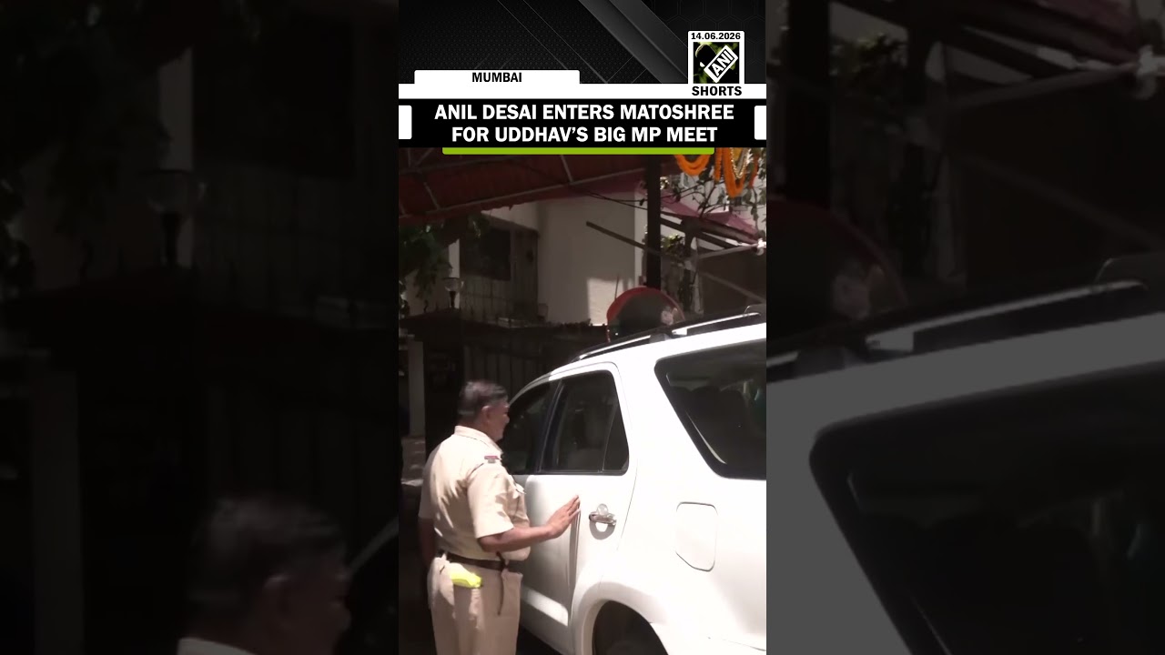 Anil Desai enters Matoshree as Uddhav Thackeray calls for Shiv Sena (UBT) MP meeting today