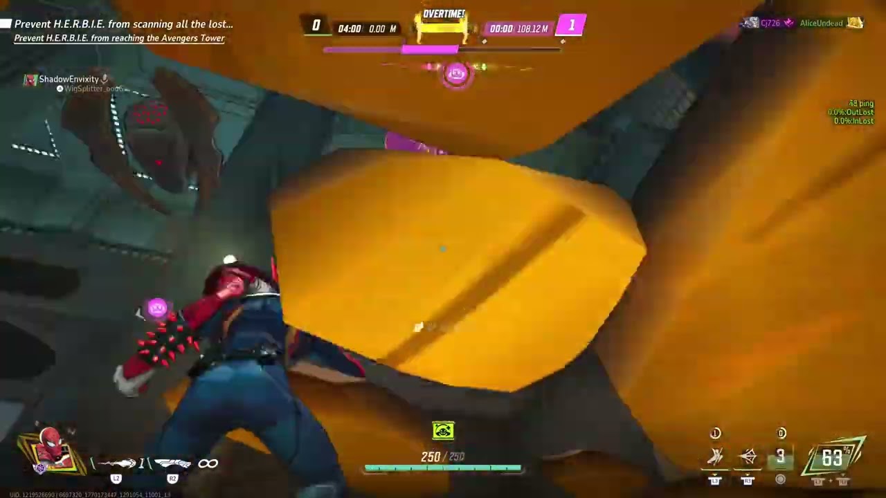 Marvel Rivals Spider-Man Raked game play