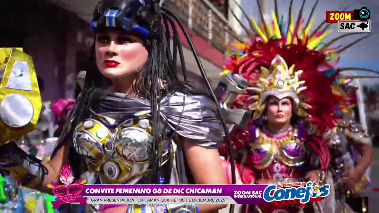 PRESENTACION DEL CONVITE DE DAMAS 8 DE DICIEMBRE CHICAMAN QUICHE AMENIZA INTERNACIONALES CONEJOS