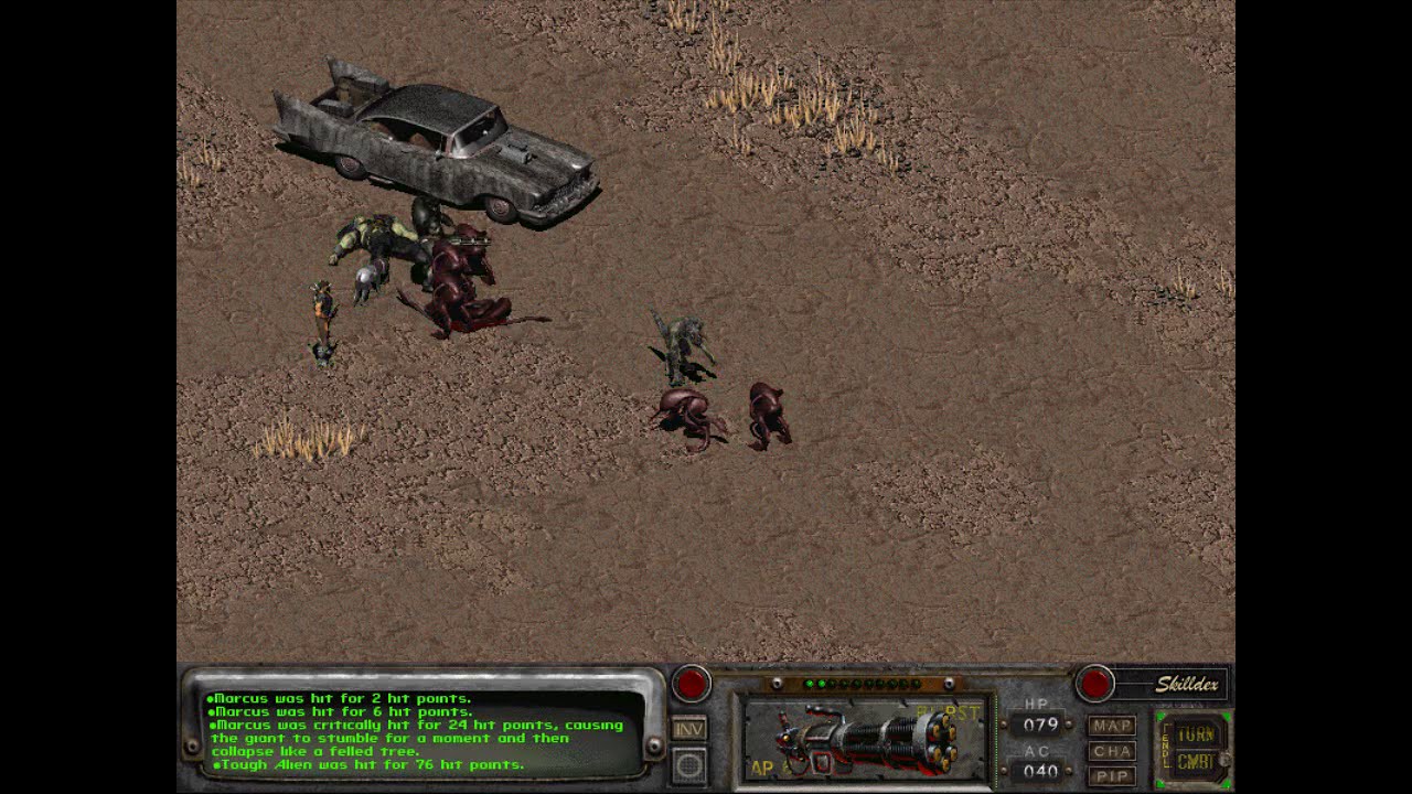Fallout 2: Encounter, Large pack of Aliens
