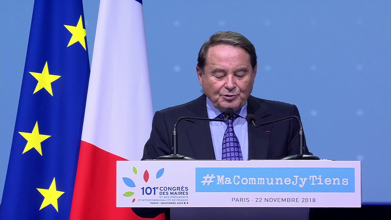 22/11/2018 : Résolution générale par André LAIGNEL, premier-vice président de l'AMF