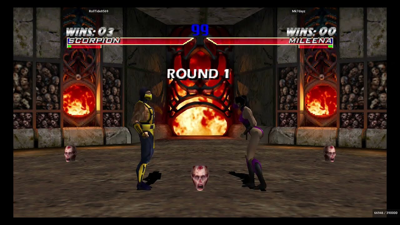 Mortal Kombat Gold Online - Very Long Set Of Fun Matches - From Fightcade