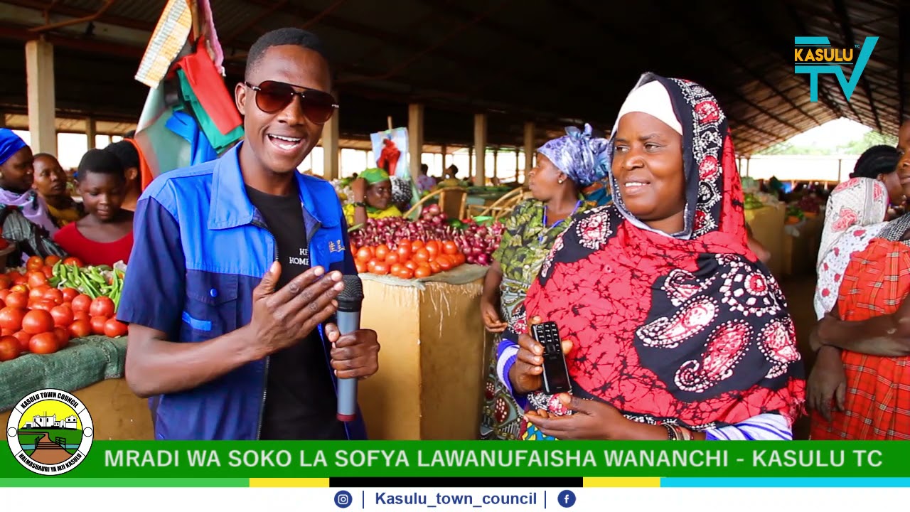 KASULU TV : WAJASIRIAMALI WAIPONGEZA HALMASHAURI YA MJI-KASULU KWA UJENZI WA SOKO LA SOFYA