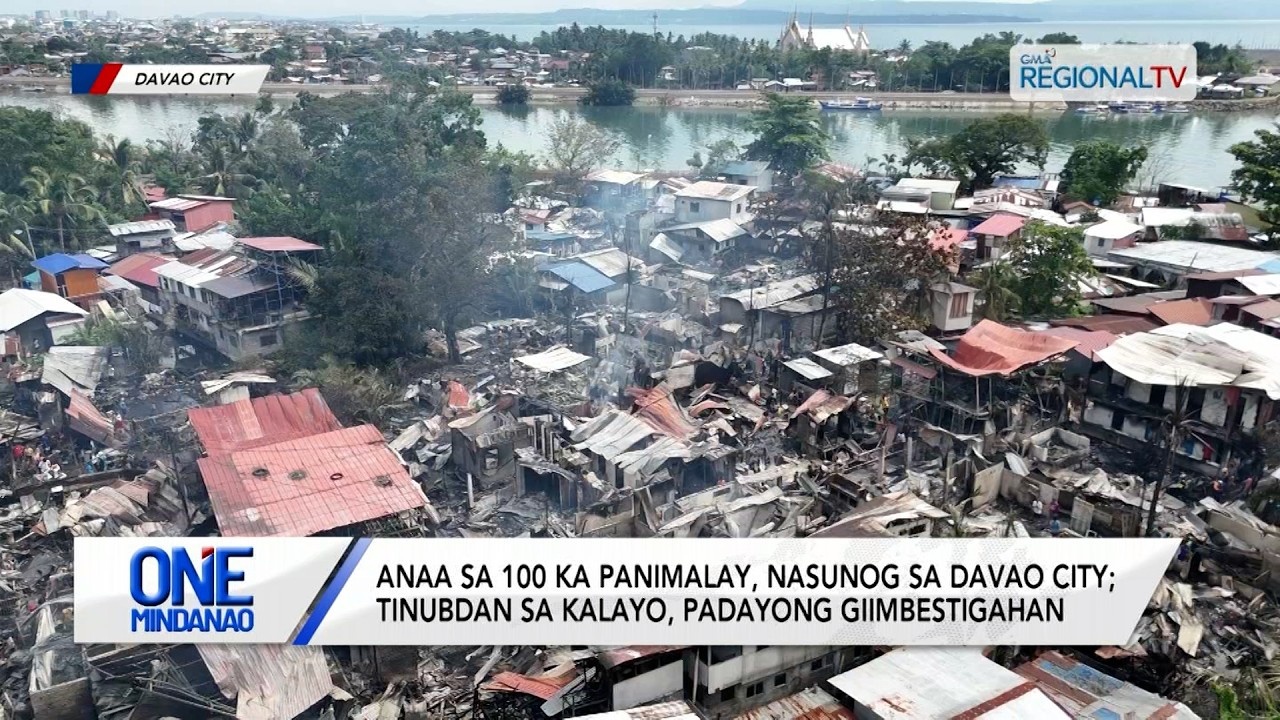Anaa sa 100 ka panimalay, nasunog sa Davao City | One Mindanao