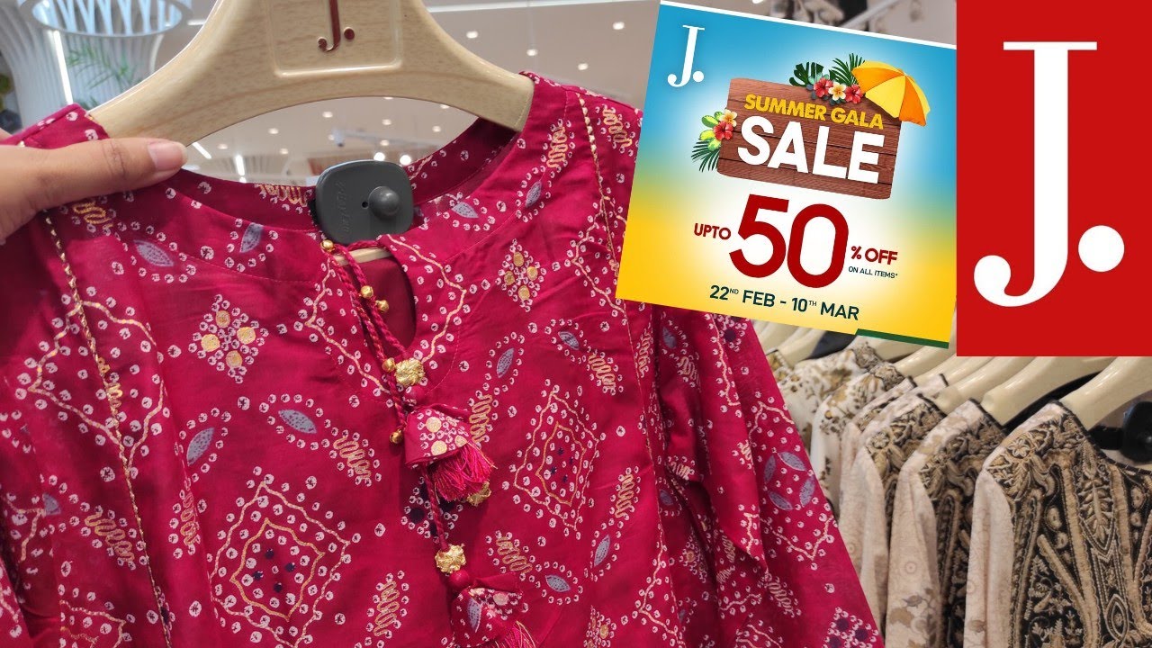 J. Junaid Jamshed  summer Gala Sale 2024 ll pre Booking Start