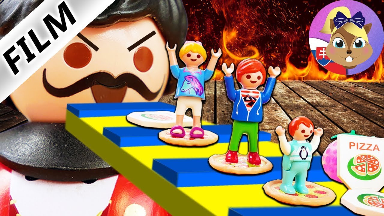 Playmobil po slovensky | ÚNIK ZO STRAŠNEJ PIZZÉRIE! Zamknutí kvôli zlej pizzi? | Detský seriál