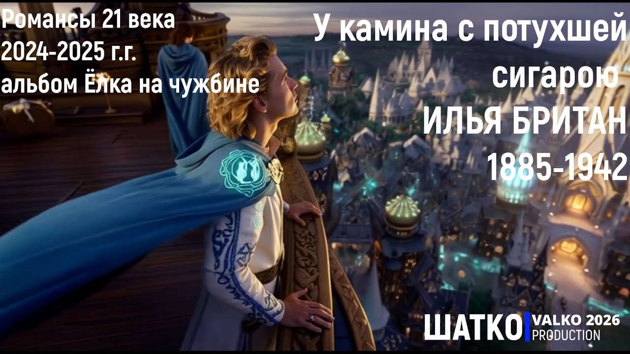 У камина с потухшей сигарою (слова И.Британ) Романсы XXI века, Ёлка на чужбине