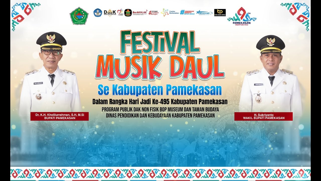 🔴LIVE : FESTIVAL MUSIK DAUL SE KABUPATEN PAMEKASAN DALAM RANGKA HARI JADI PAMEKASAN KE 495