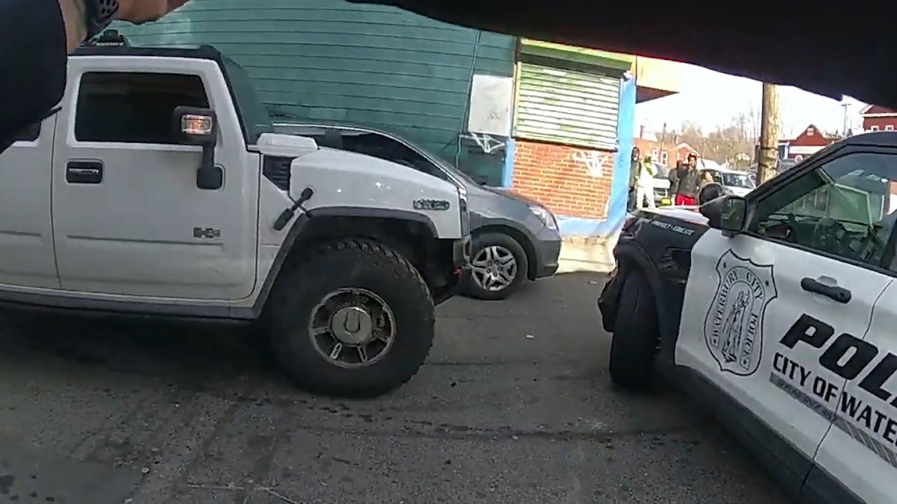Watch: Fleeing Suspect Rams Hummer Into Police Vehicle To Escape Arrest