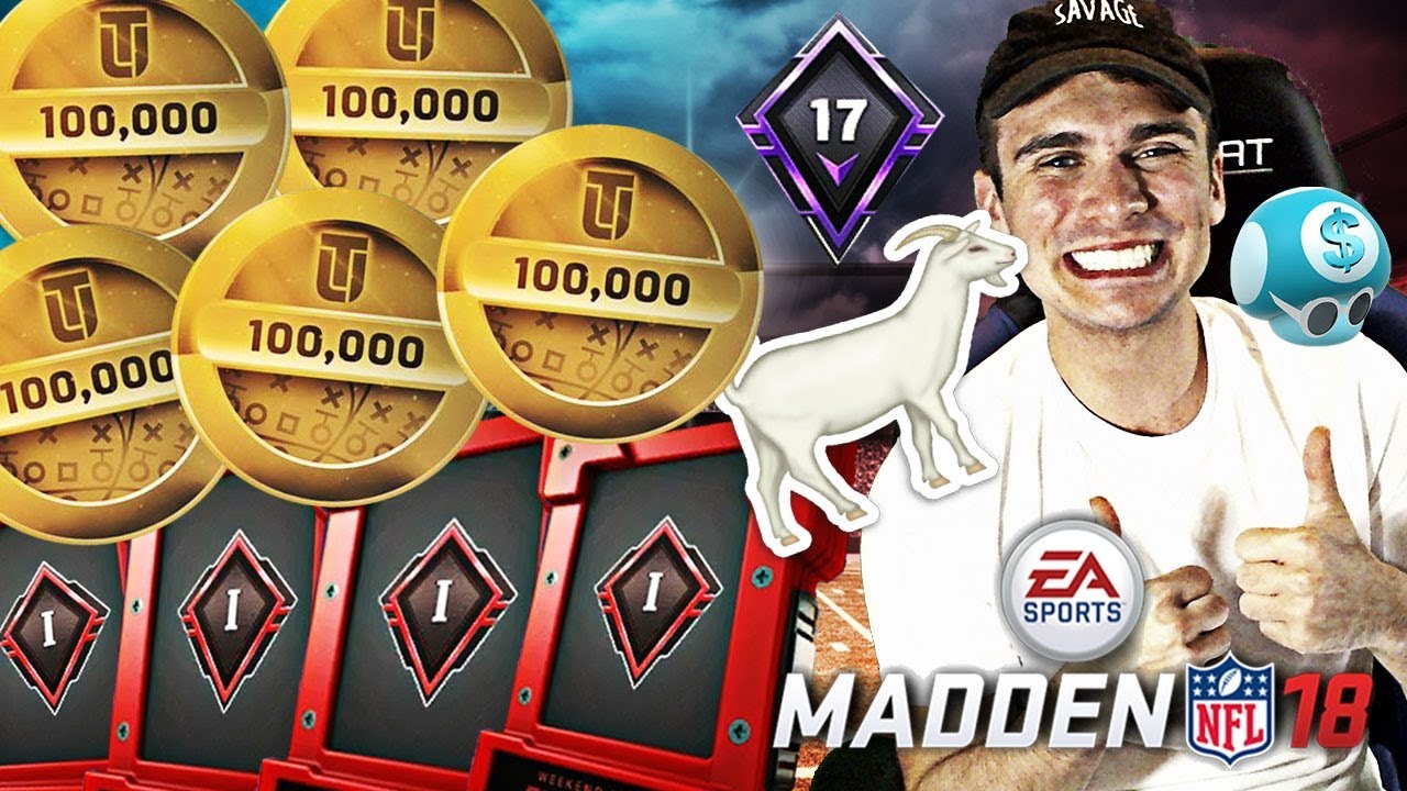 MY BEST TOP 100 MADDEN 18 WEEKEND LEAGUE REWARDS SO FAR!