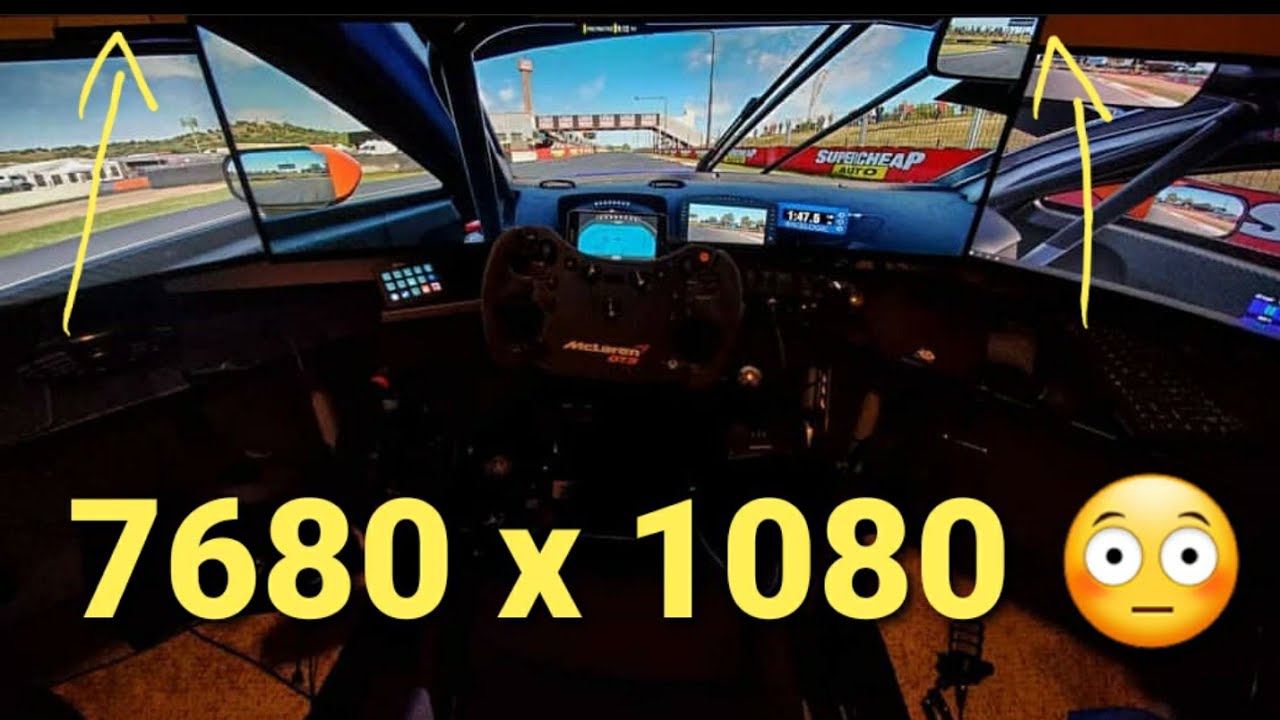 Simracing with mismatched screens?!