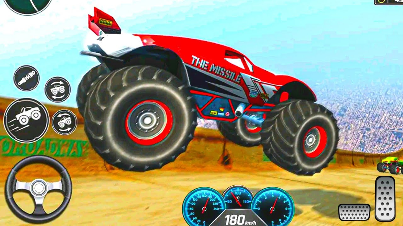 Monster Truck Extreme Mega Ramp Driver | Ultimate Car Racing Stunts | Android Gameplay #1