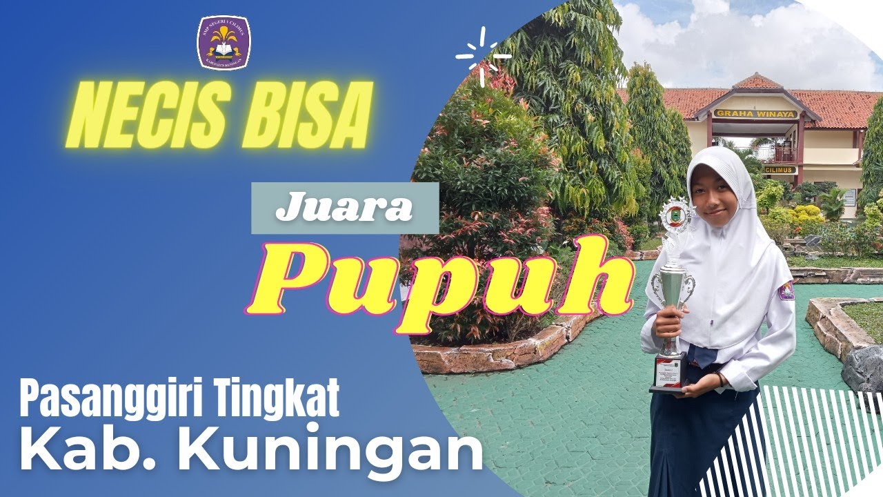 Siswi SMPN 1 Cilimus Juara Pupuh di Pasanggiri Bahasa & Sastra Sunda tingkat Kabupaten Kuningan