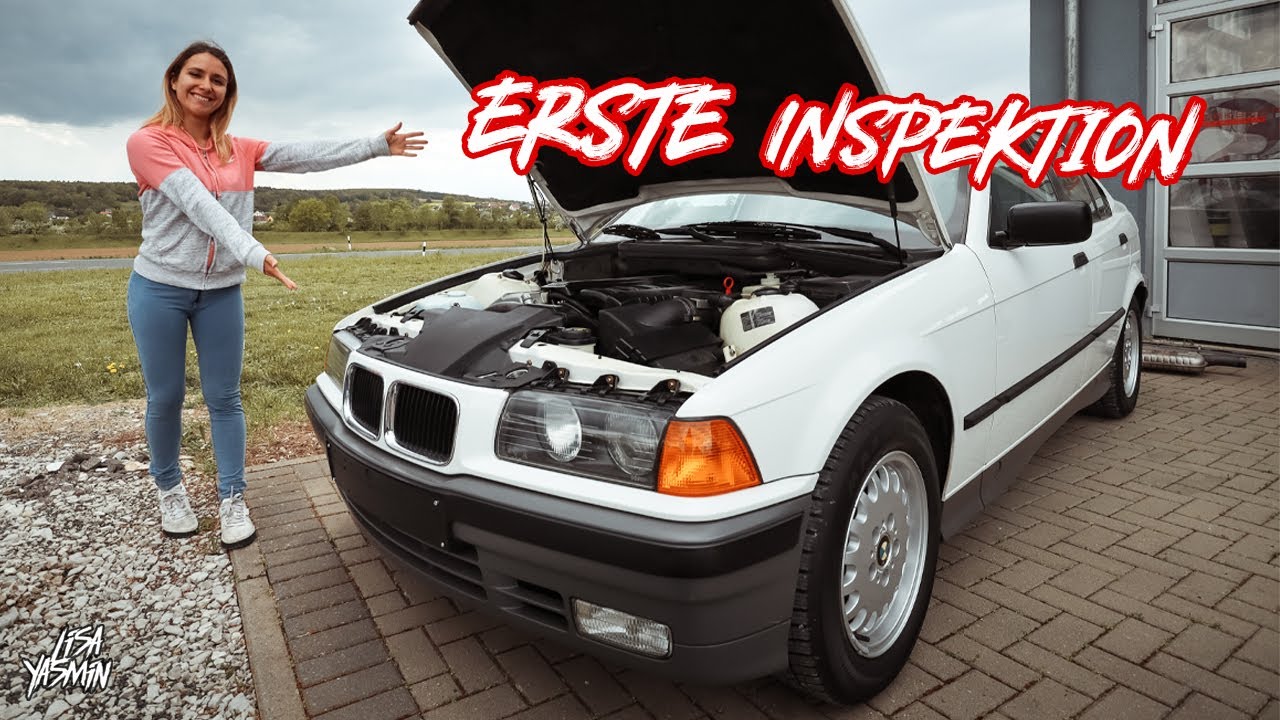 Erste Inspektion | BMW E36 325i | Ventildeckeldichtung Wechsel | Trockeneisstrahlen | Lisa Yasmin
