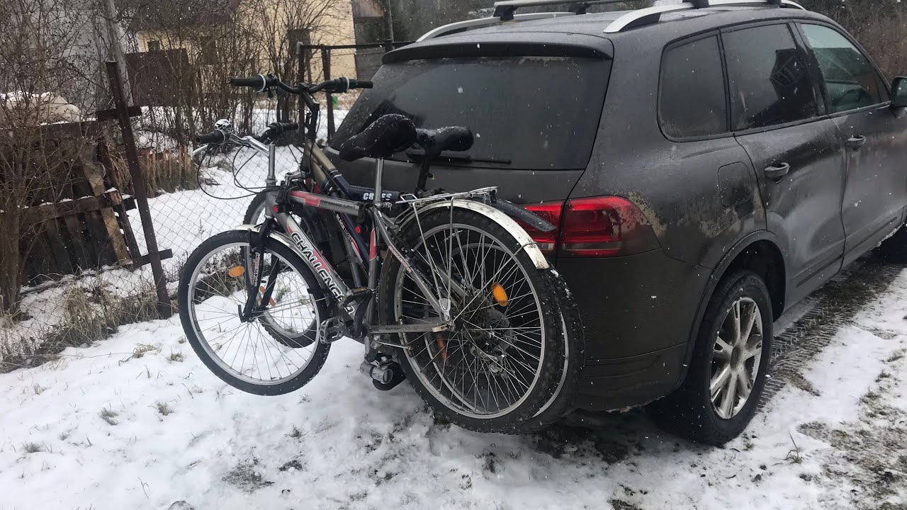 VW Touareg vs Thule express 970 велокрепление