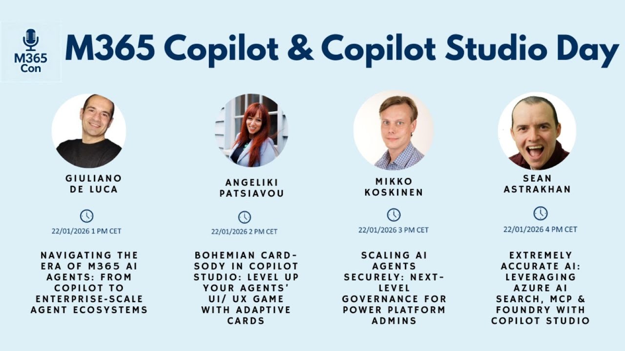 M365 Copilot & Copilot Studio Day (Part 2)
