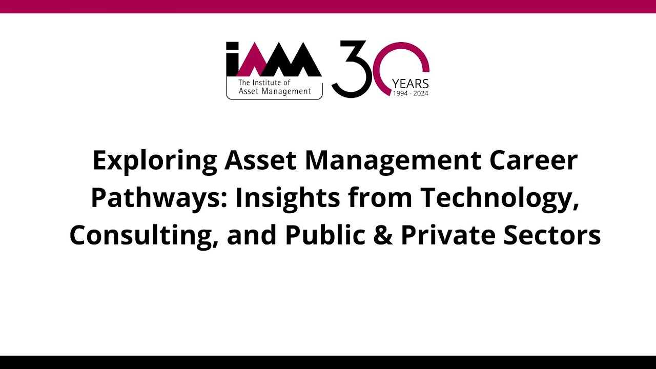 Exploring Asset Management Career Pathways   Insights 1