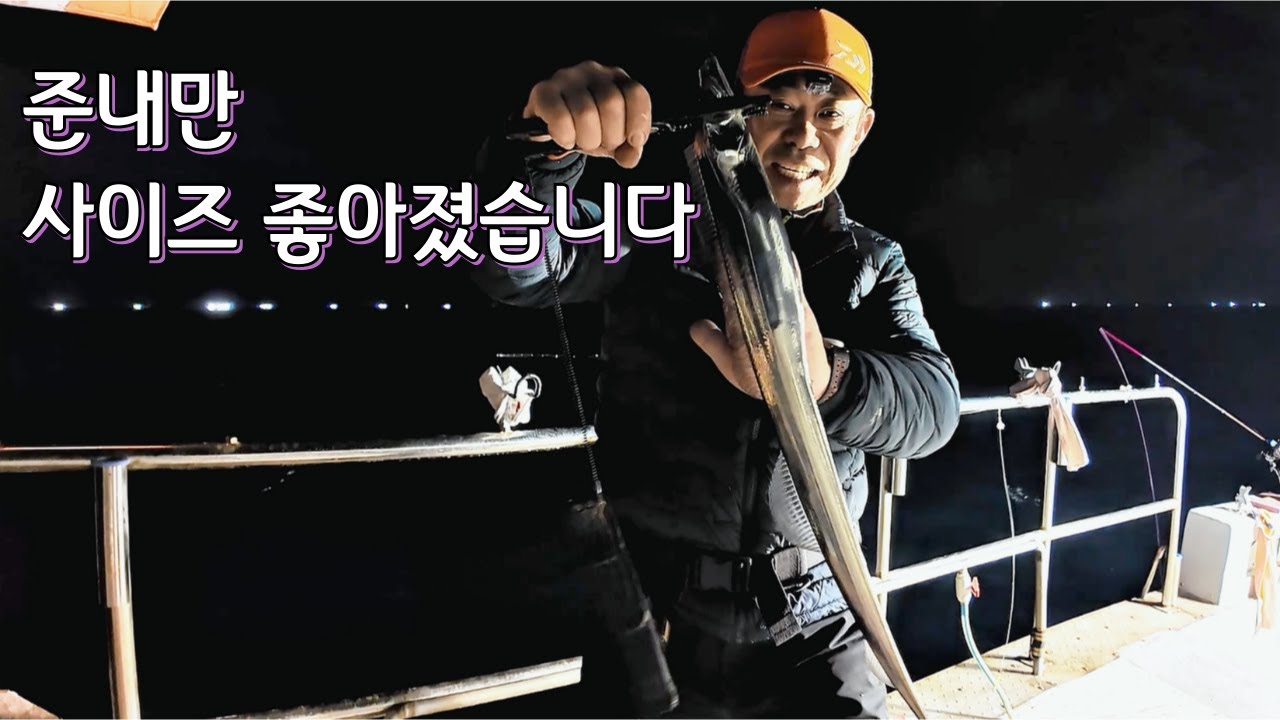 준내만 갈치 사이즈 좋아 졌습니다