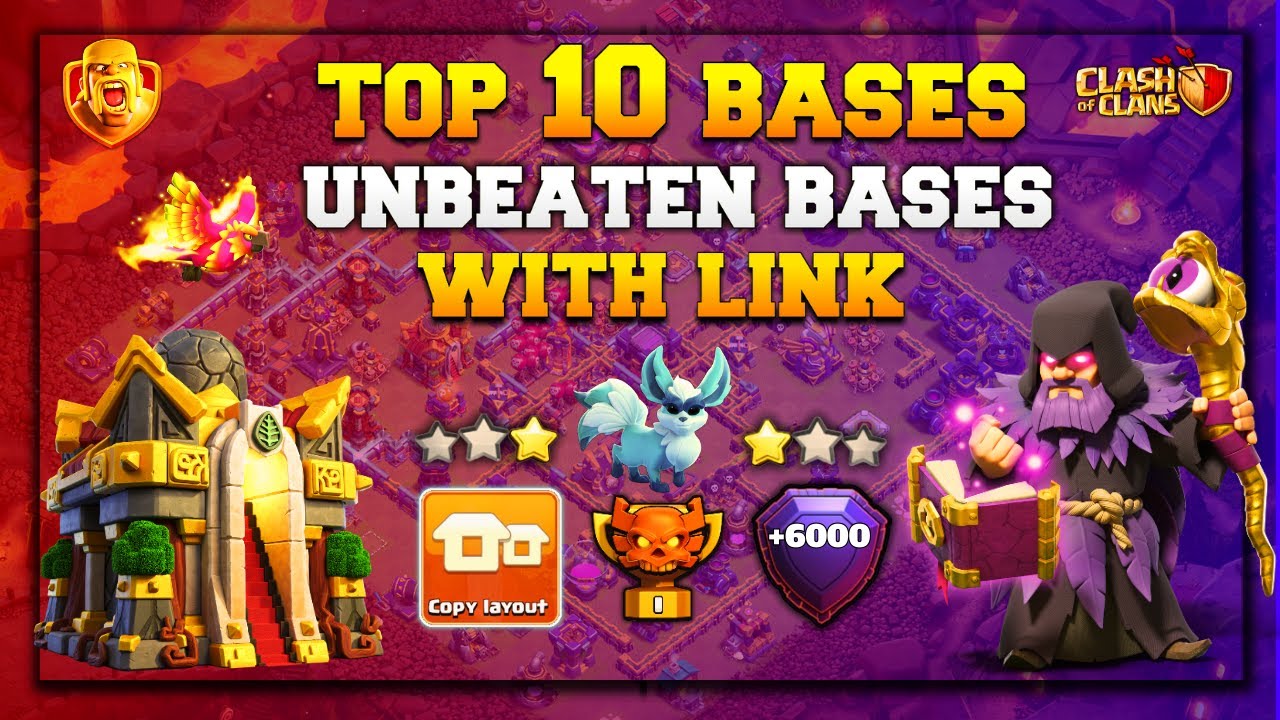 Top 10 Best Town Hall 16 *War+Cwl+Legend League* Base With Link | Th16 Anti 2 Star Base .