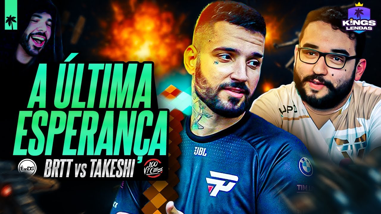 O JOGO DA VIDA DO BRTT NA KINGS LENDAS | EANDG x 100V - Kings Lendas
