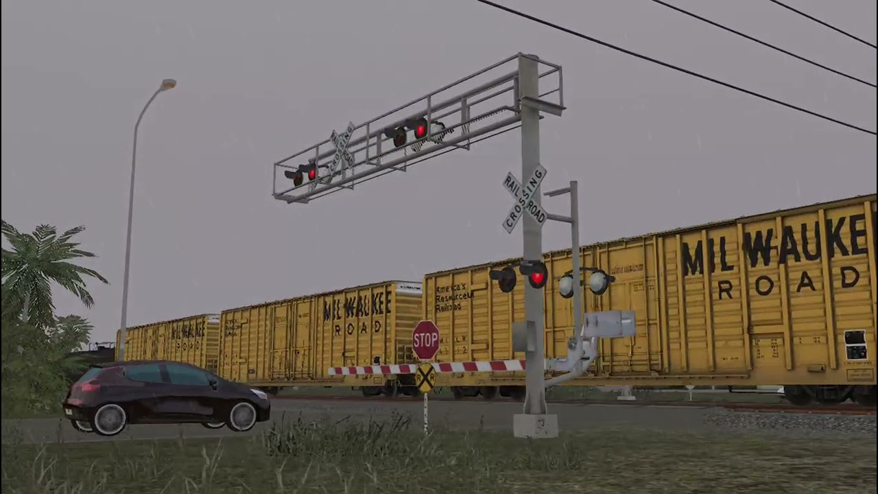 UTAH BELTS AC4400CW FRIEGHT TRAIN IN MIAMI