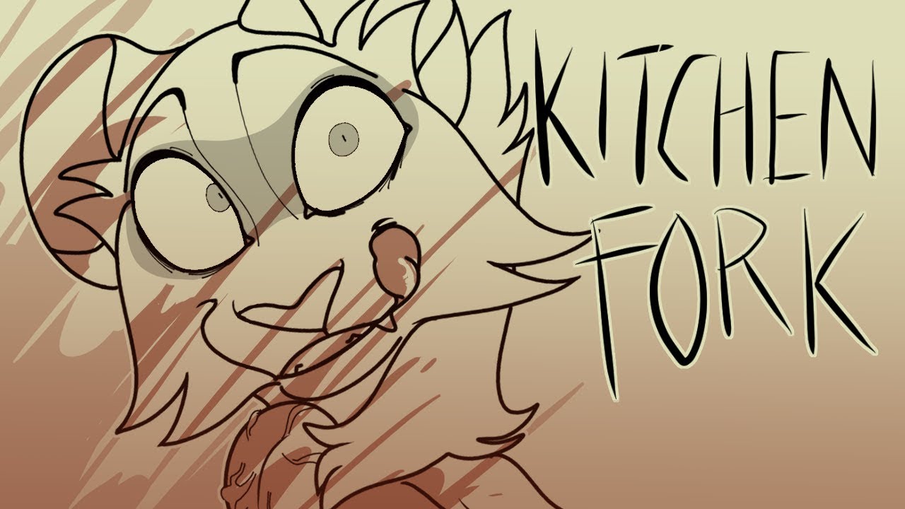 Kitchen Fork || Experimental Lineart OC MAP (COMPLETE)//BLOOD + GORE WARNING