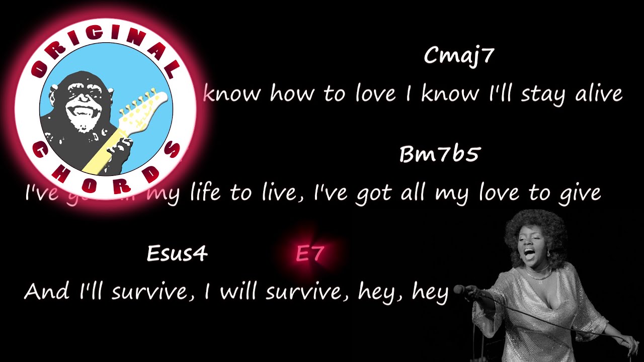 Gloria Gaynor - I Will Survive - Chords & Lyrics