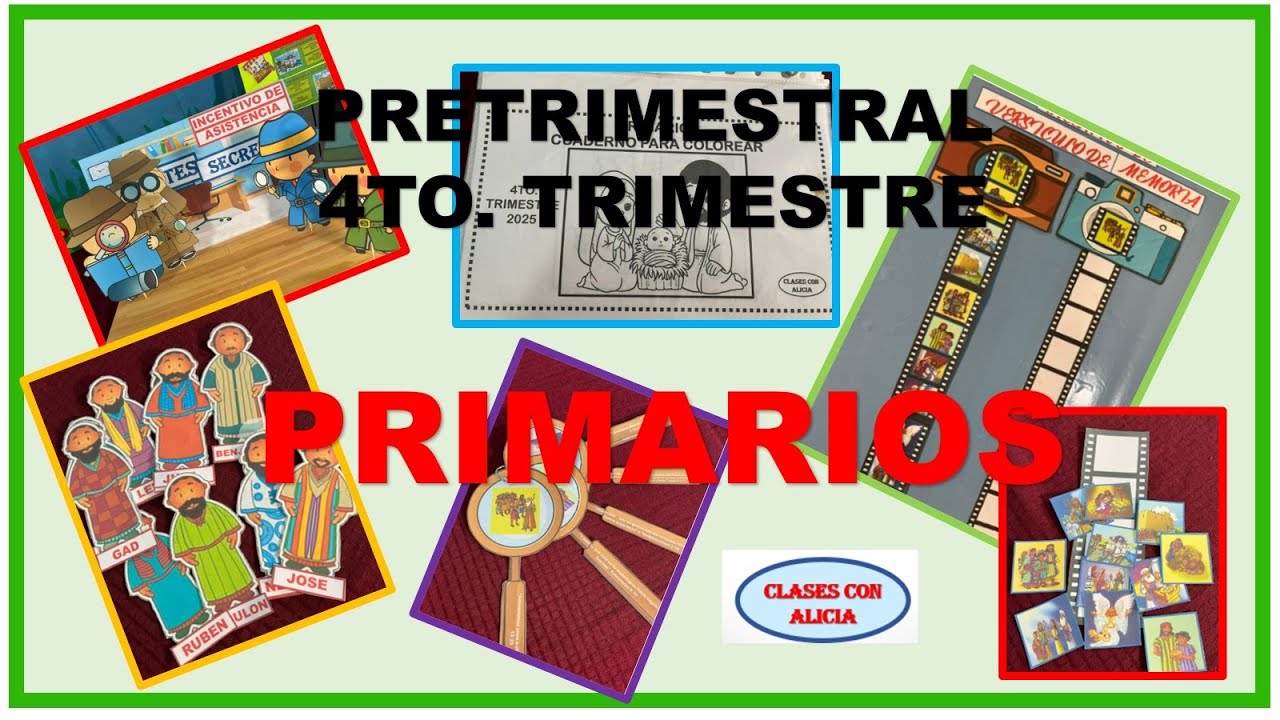 PRETRIMESTRAL - PRIMARIOS - 4TO. TRIMESTRE 2025 - MINISTERIO INFANTIL