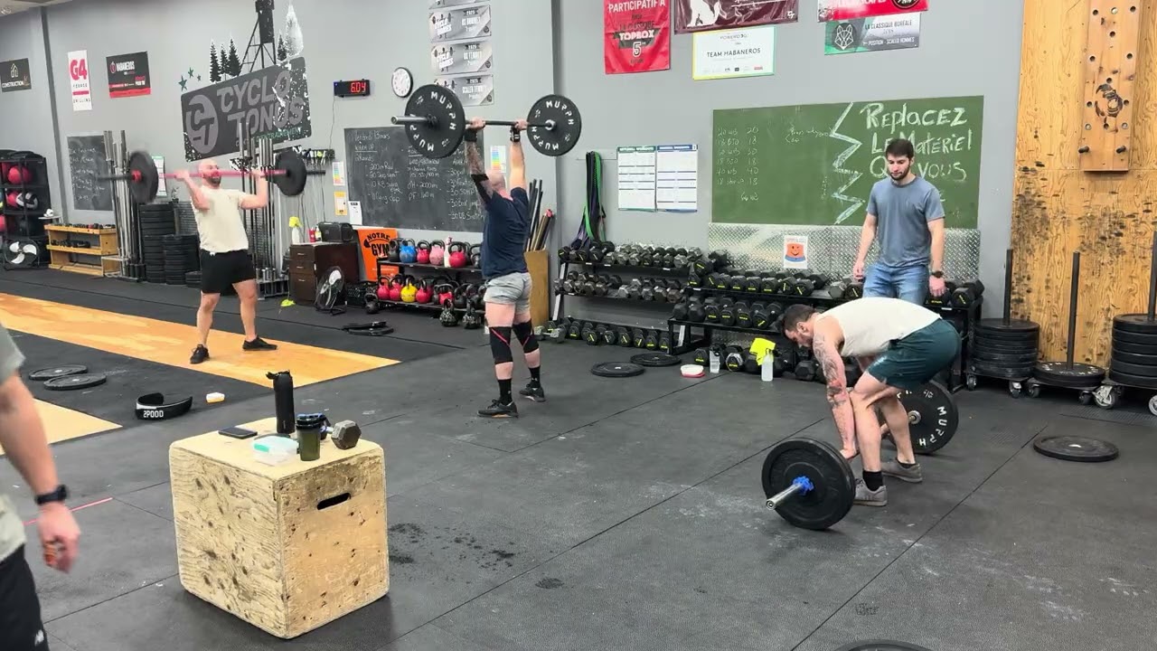open crossfit 26.3  luc israel leblanc steve turbide dave roussel