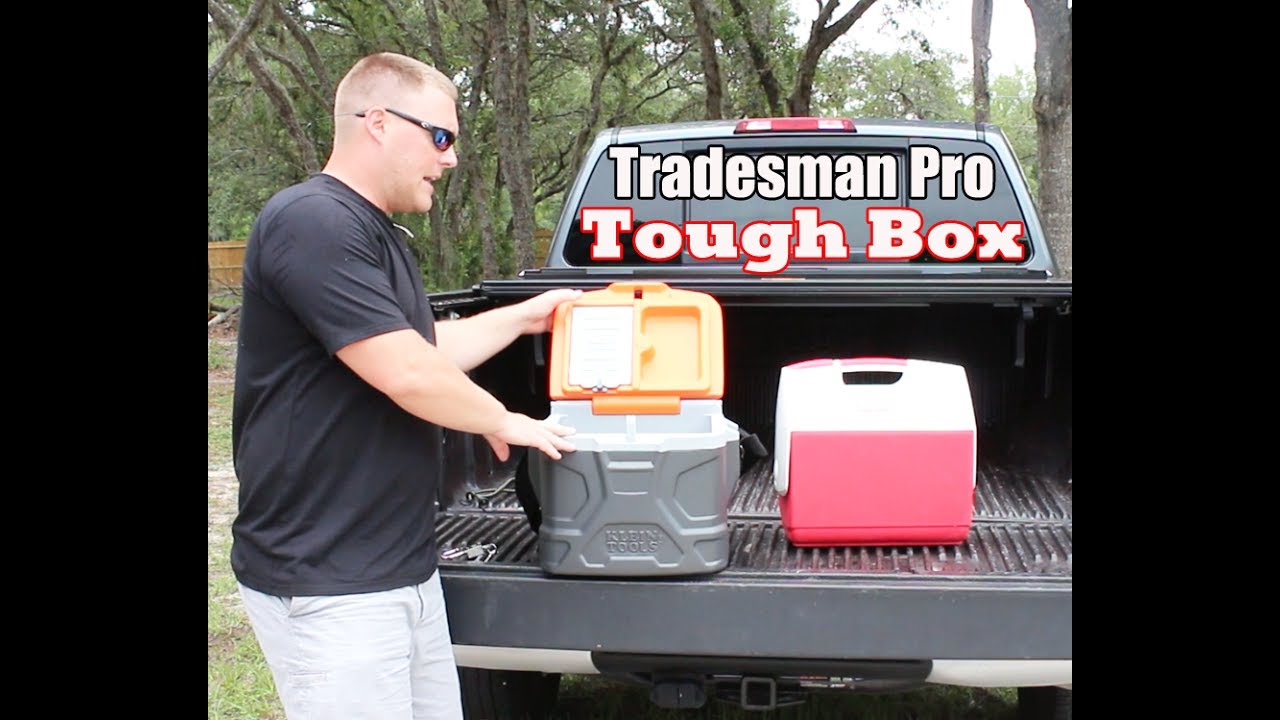 Klein Tools Trademan Pro Tough Box Cooler Review, The Perfect Job Site Cooler