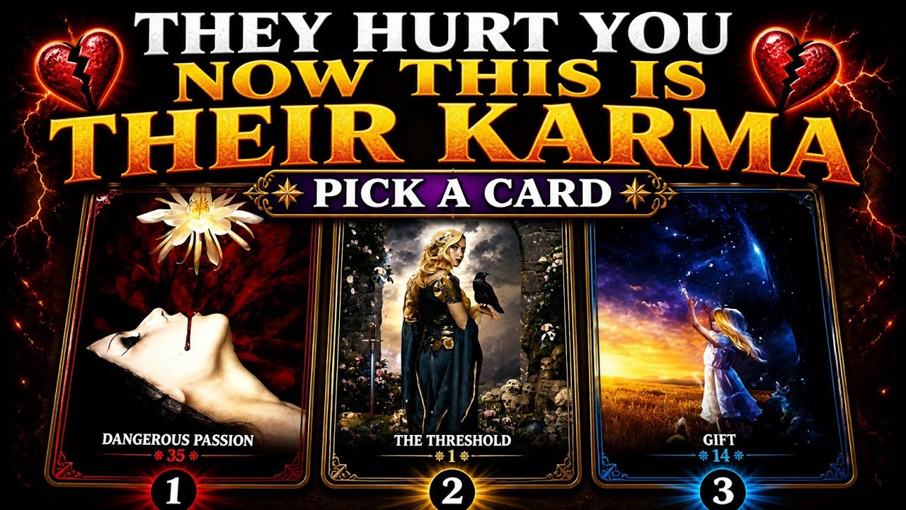 🔮 What is their karma for hurting you? 🔮 pick a card tarot ✨️ timeless ✨️ 🧿⚖️🌩