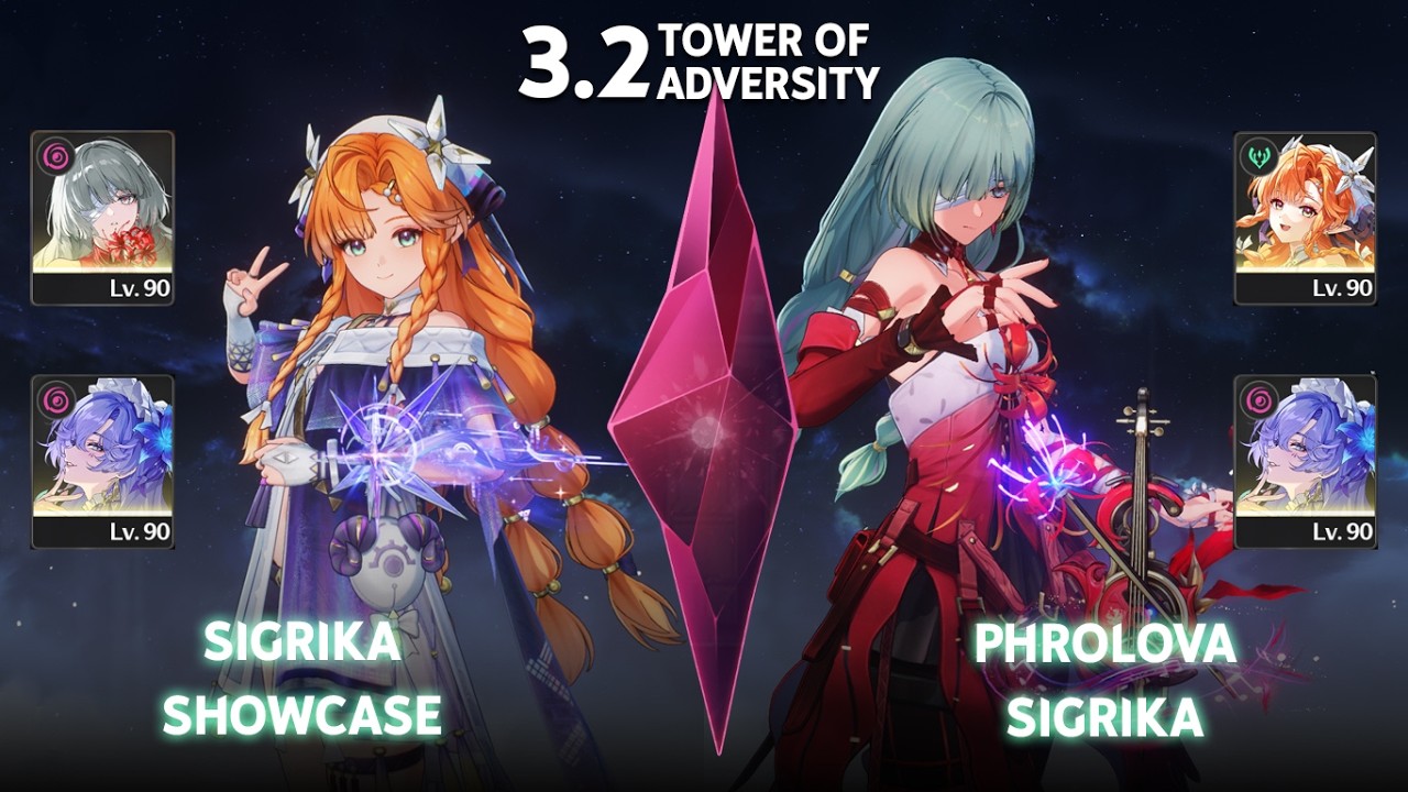S0 Sigrika Showcase! Sigrika and Phrolova Team | Tower of Adversity | Wuthering Waves 3.2