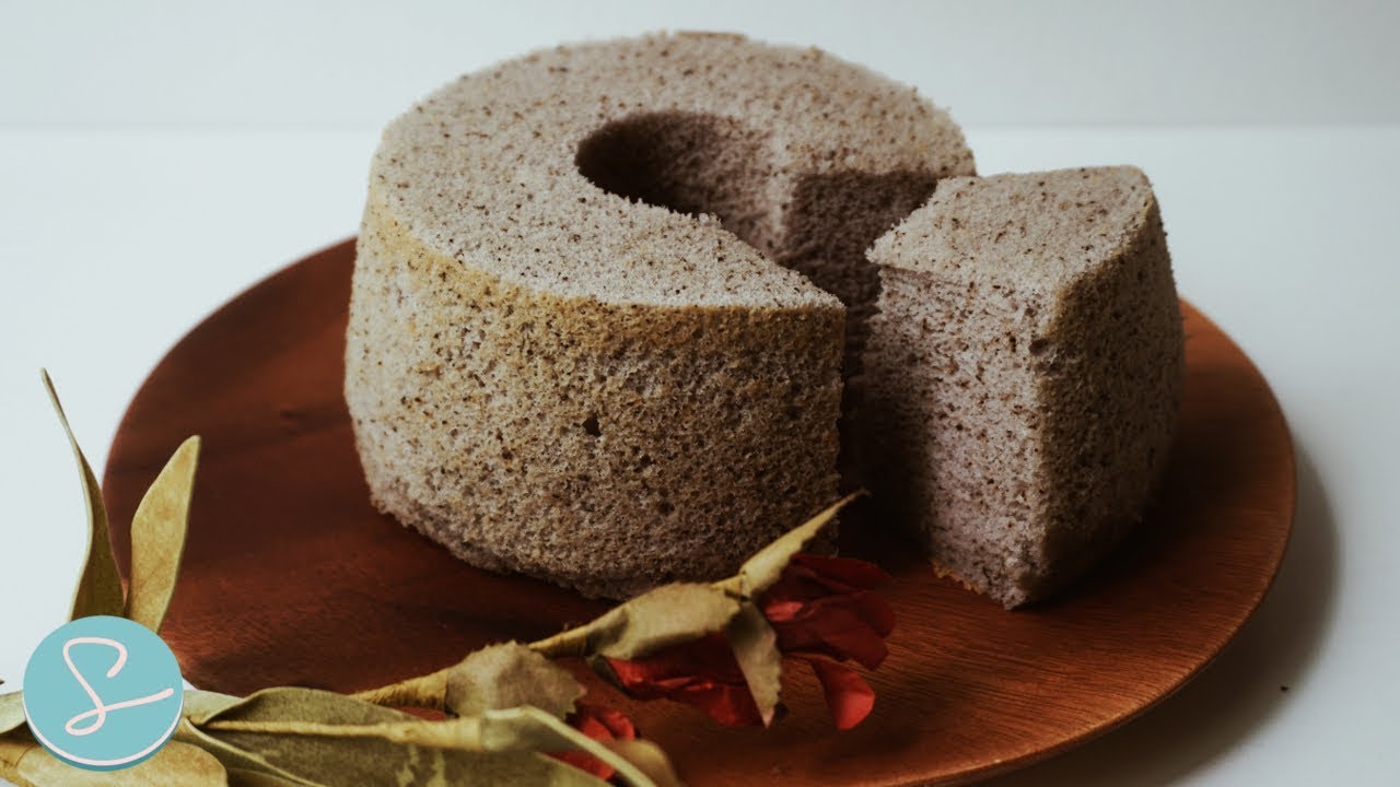 EARL GREY LAVENDAR CHIFFON CAKE - Sumopocky