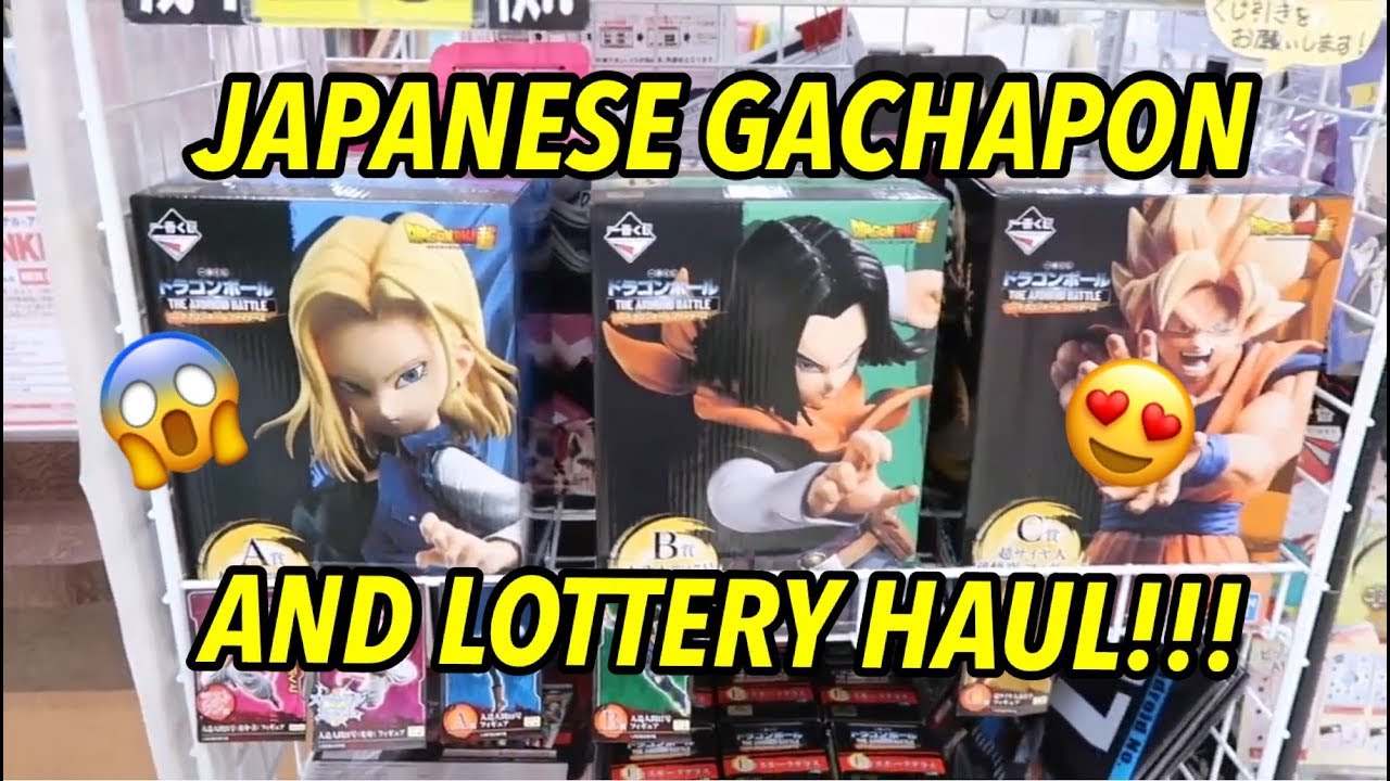 JAPANESE GACHAPON AND LOTTERY HAUL!!!