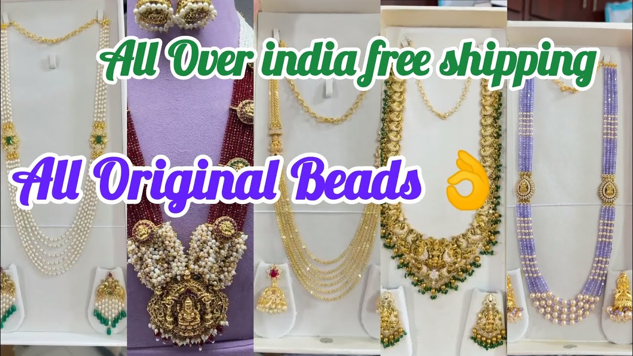 Lettest Hand made Beads jewellery collection|All over India free shipping @poojajewellery223-Khammam