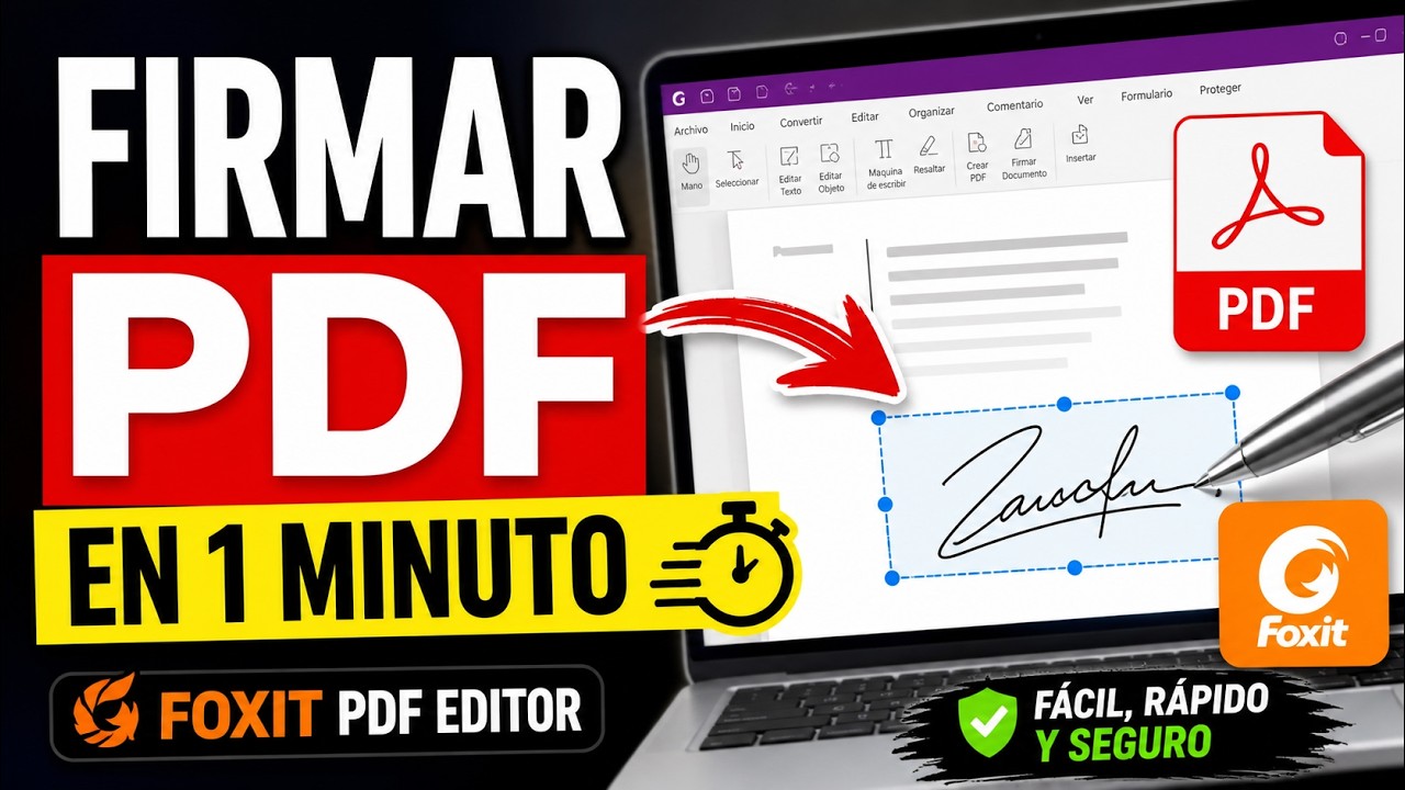 ✅ Firmar Documentos PDF con Foxit PhantomPDF
