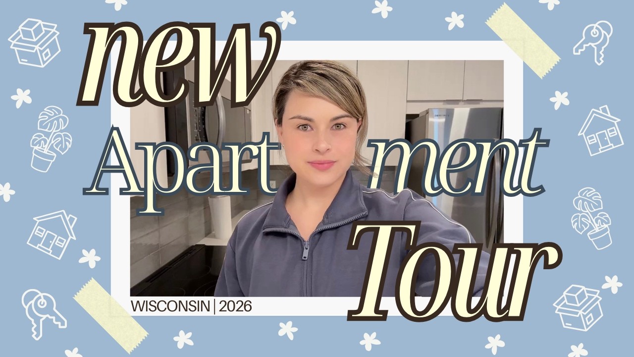 My Apartment Tour | Finding a new home in Wisconsin❄️⛄️
