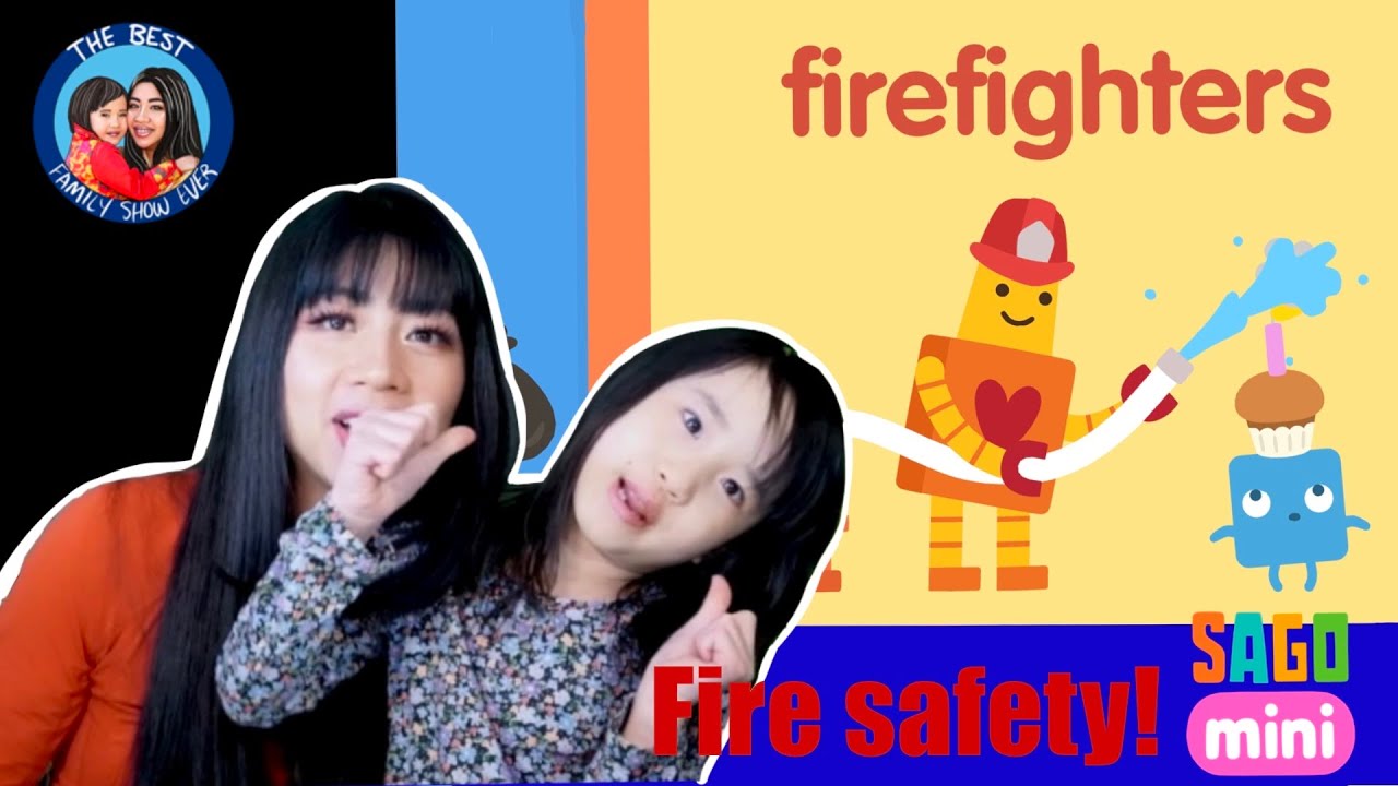 Sago Mini School Firefighters gameplay with Ella and Mommy | Fun learning videos for kids