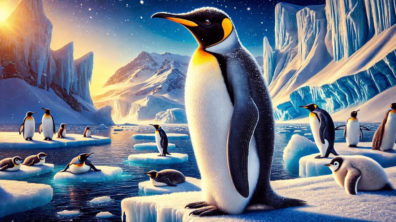 Świat pingwin&oacute;w &ndash; niezwykłe ptaki lodu i oceanu! 🐧❄️ | Zwierzęta dla Dzieci!