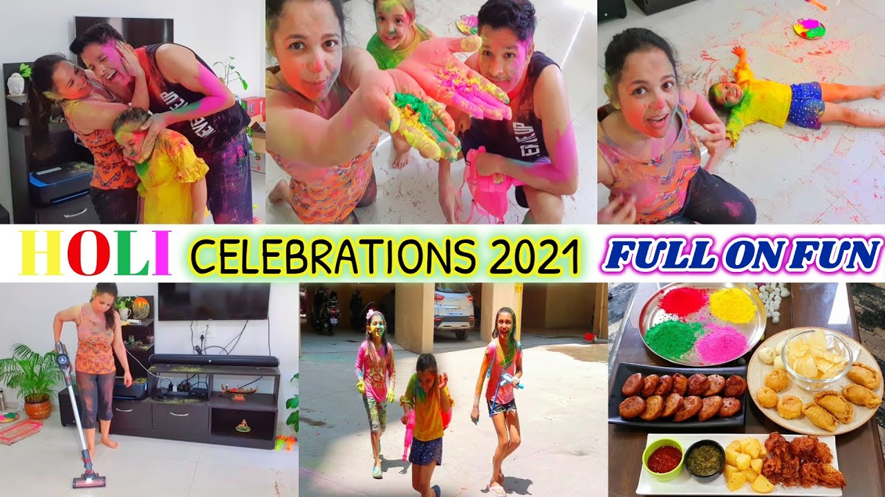 Holi Vlog 2021 - Bahut Hi Mast rahi Humari Holi || Aur Aya Ek Naya Saathi jisne khoob ki help