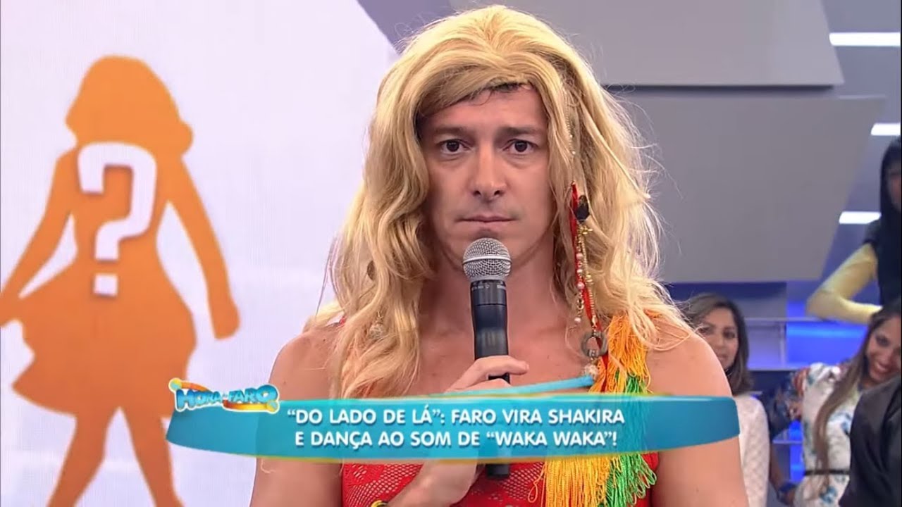 Faro vira Shakira e dança ao som de 