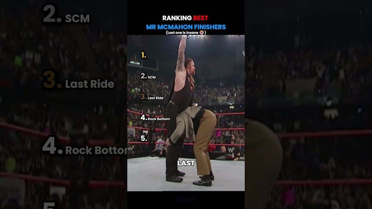 Ranking Best Mr Mcmahon Finishers