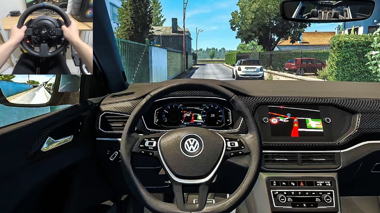 Euro Truck Simulator 2 - 2019 Volkswagen T-Cross [Steering Wheel Gameplay]