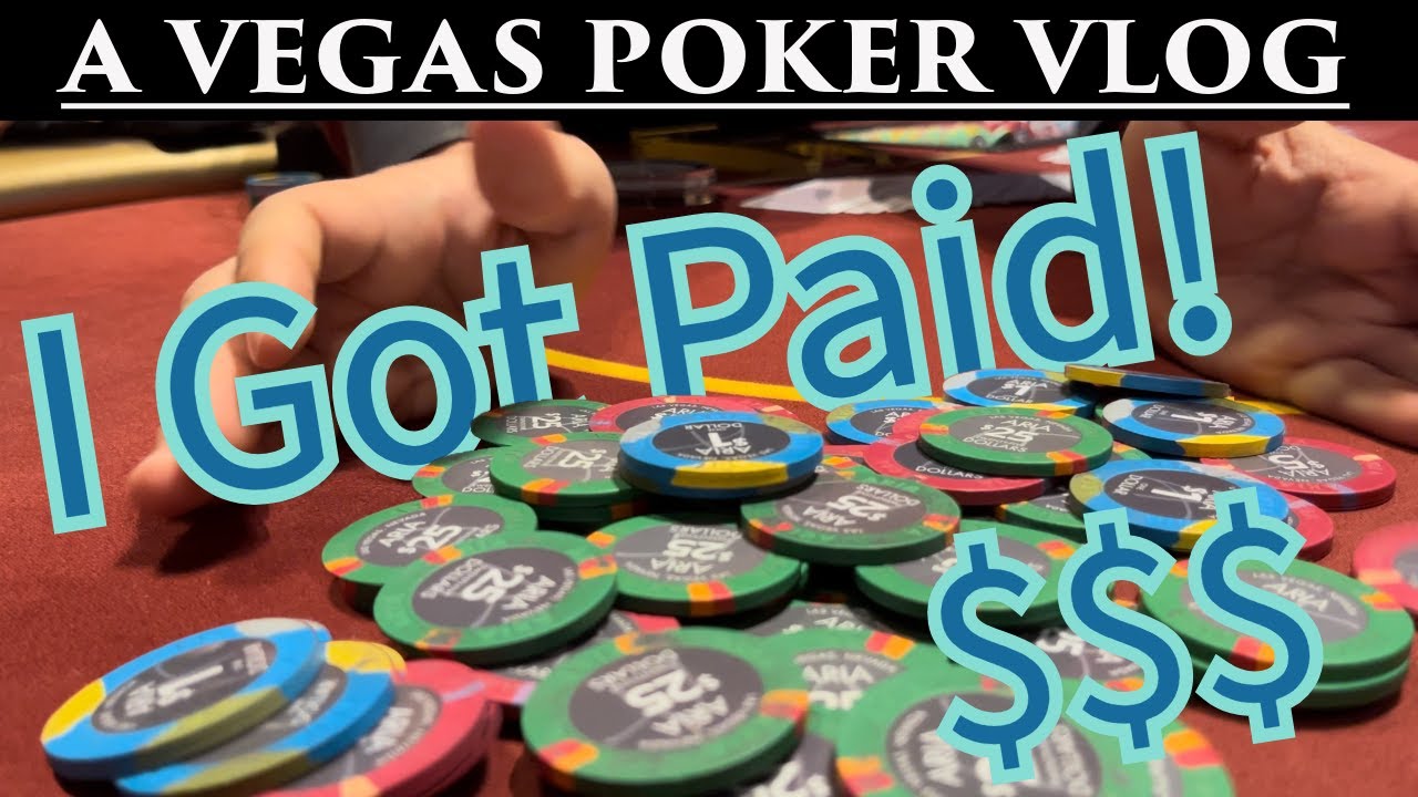 I boat up on the river at Aria and win a MASSIVE pot!!! || Poker Vlog #14