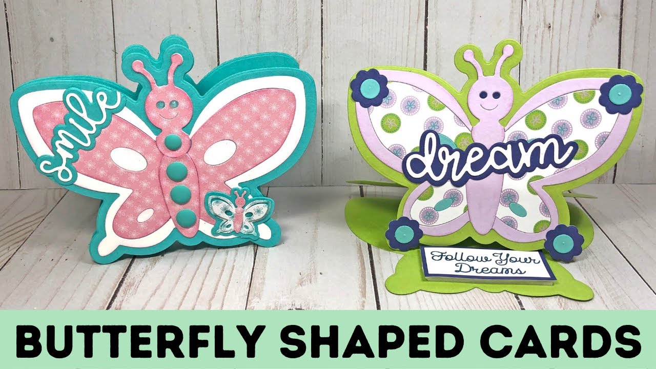 Butterfly Shaped Card and Easel Card | Pointed Butterfly Fold-it | The Stamps of Life