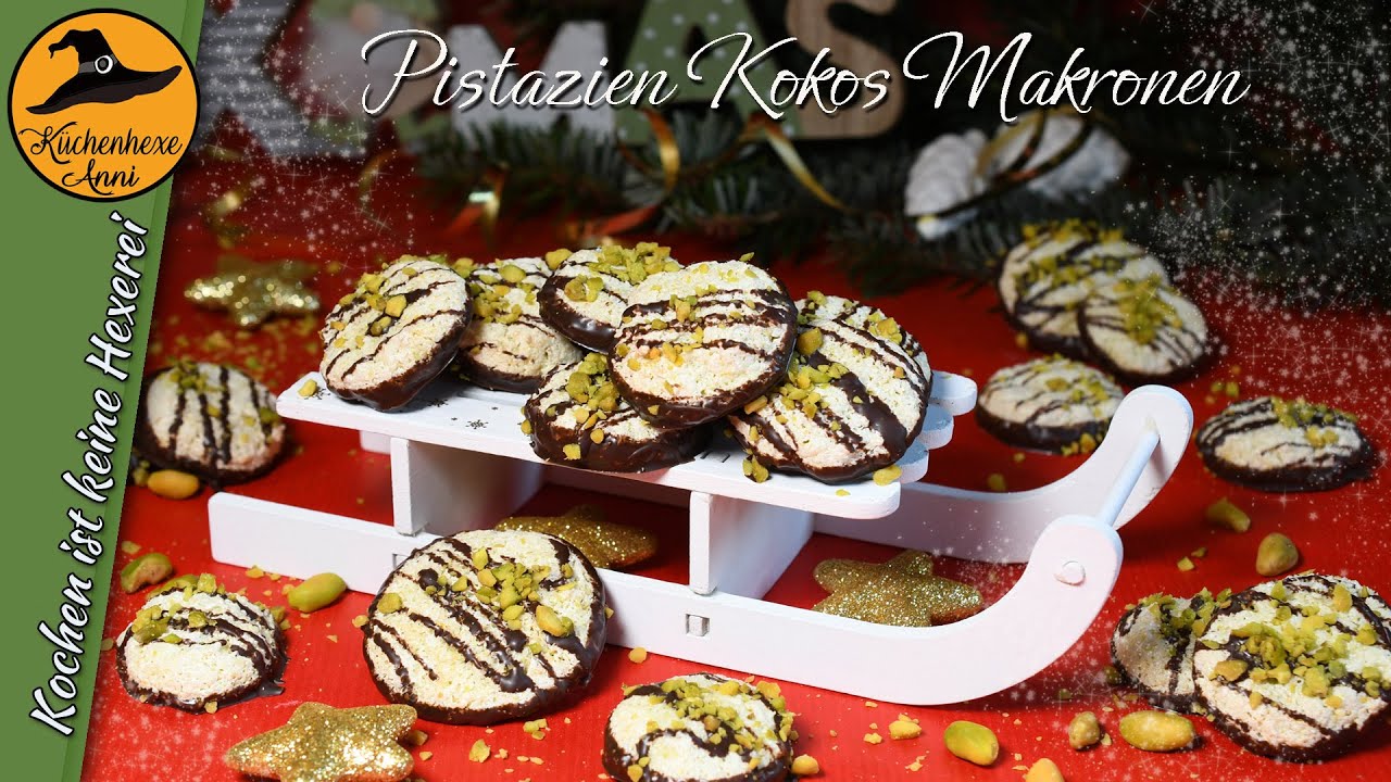 aromatische Pistazien Kokos Makronen ( super einfaches Rezept )