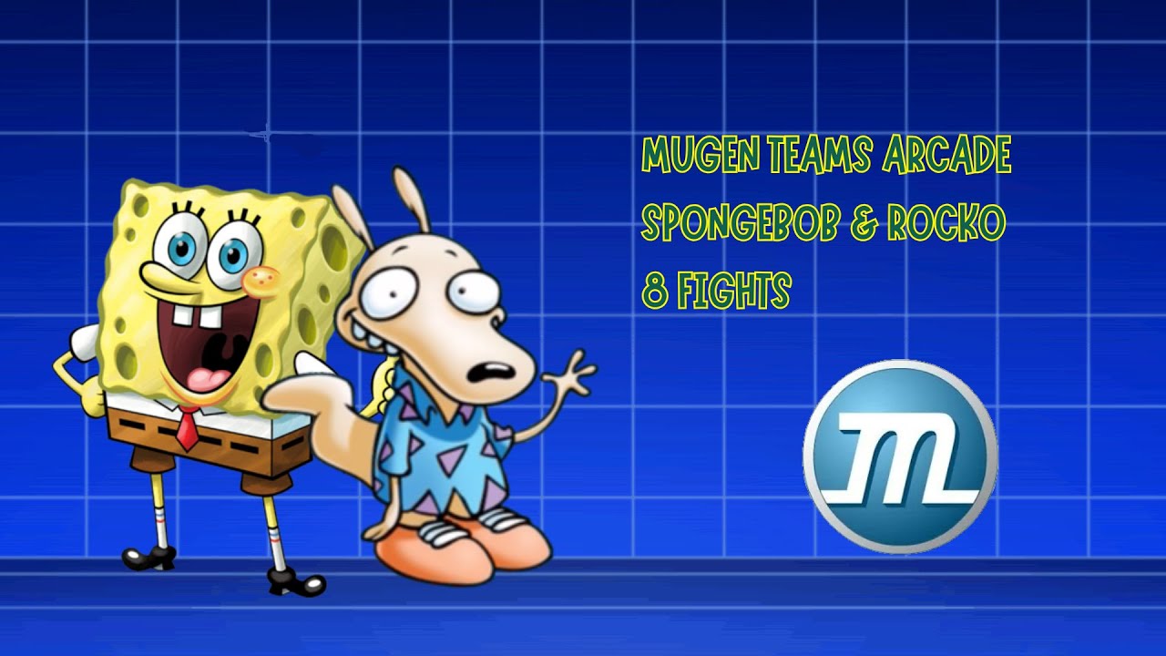 MUGEN - Spongebob & Rocko Teams Arcade Run (8 Fights)